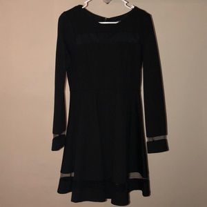 Lulus black skater dress
